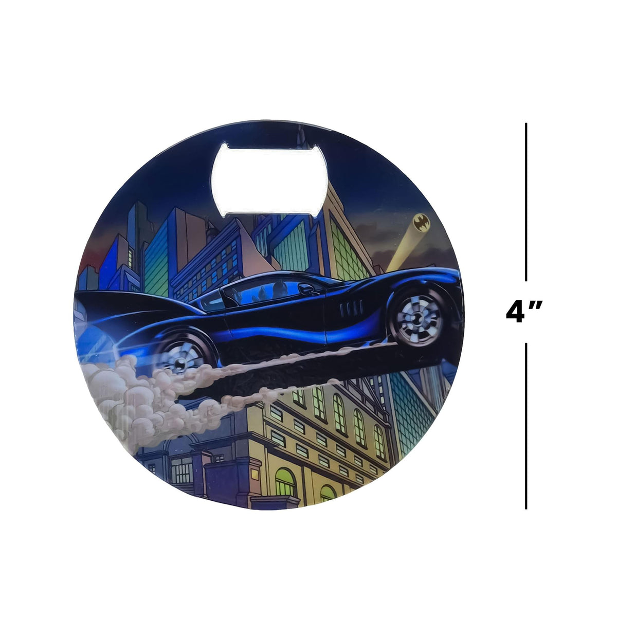 DC Comics Batman Batmobile Coaster Bottle Opener