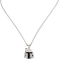 Star Wars Boba Fett 3D Silver Charm Necklace