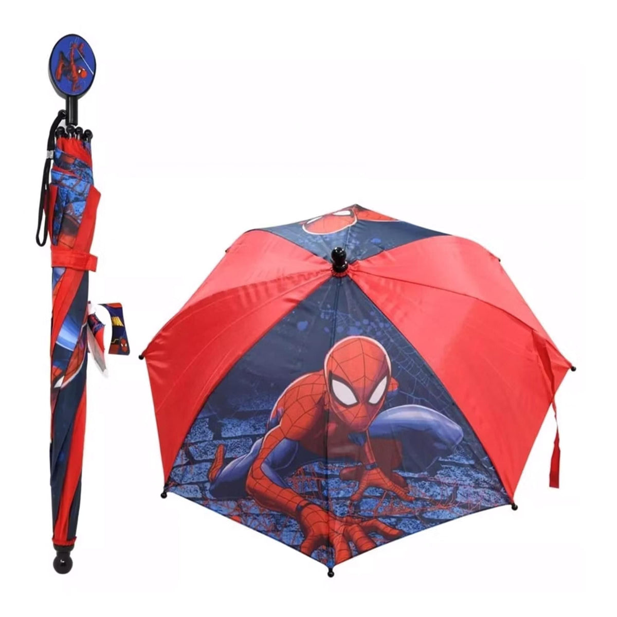 Marvel Spider-Man 21-Inch Kid's Umbrella With Clamshell Handle