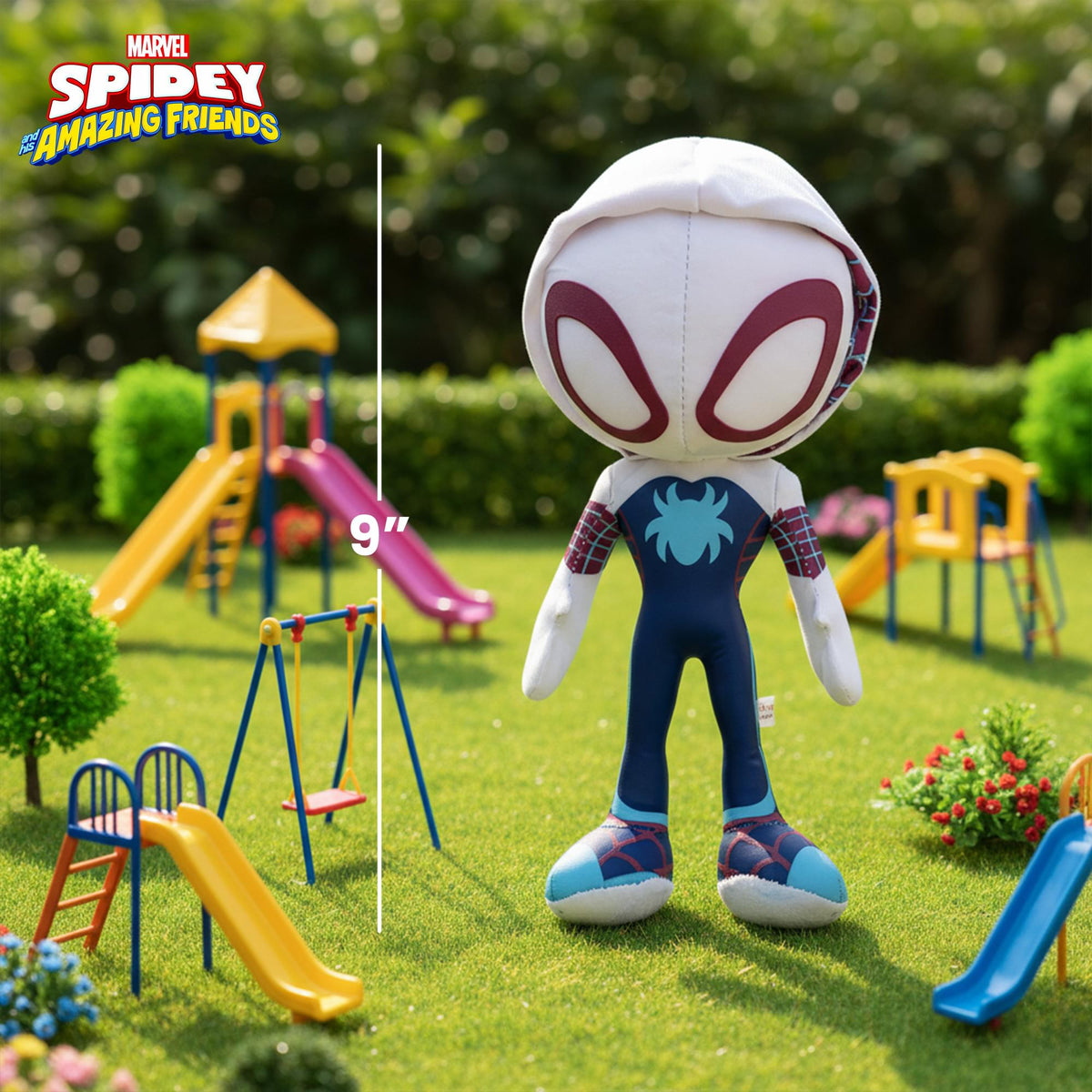 Marvel Spidey & His Amazing Friends 9 Inch Plush | Gwen