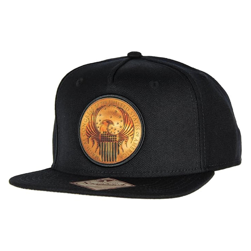 Fantastic Beasts and Where to Find Them Macusa Shield Black Snapback Hat