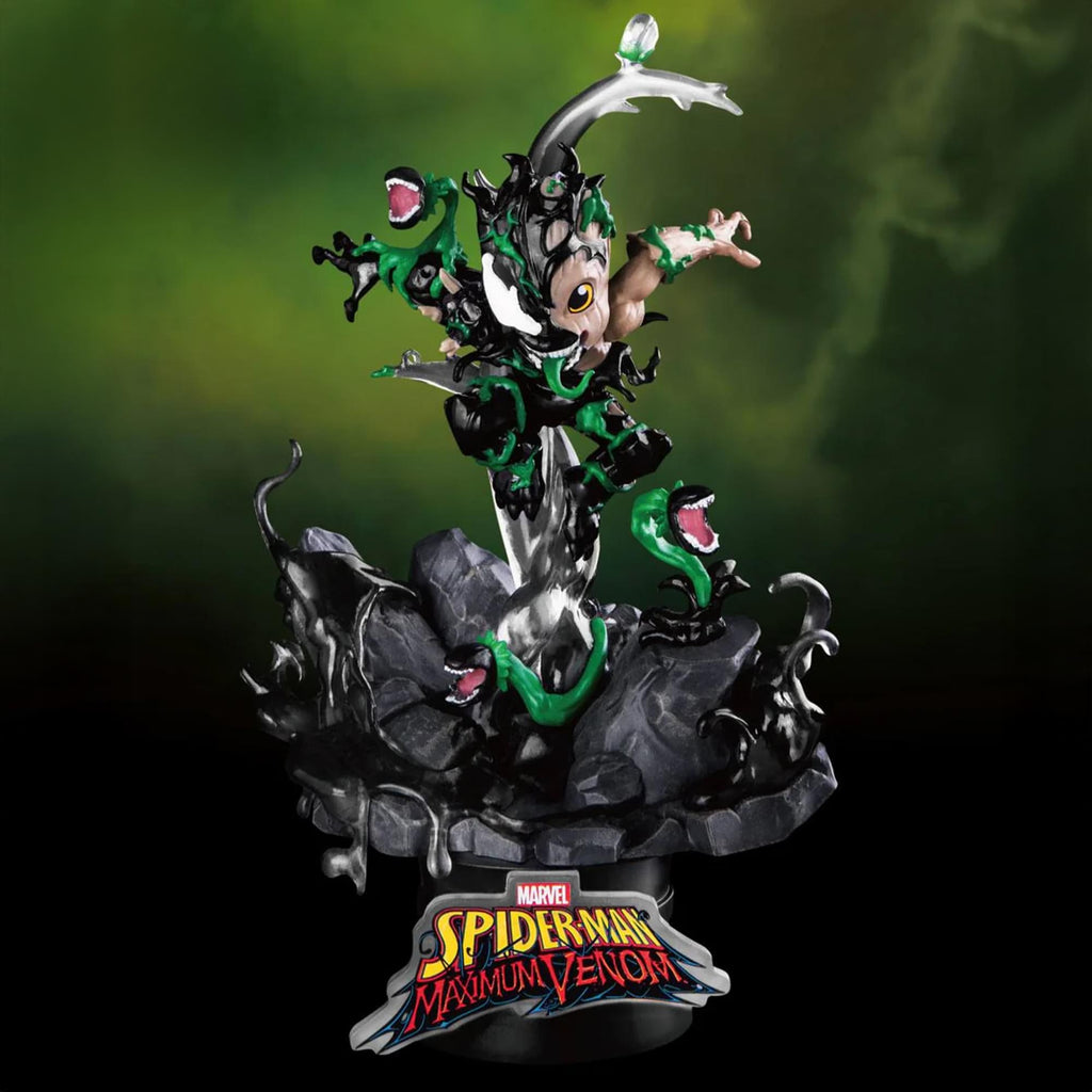 Marvel Spider-Man Maximum Venom Little Groot Diorama