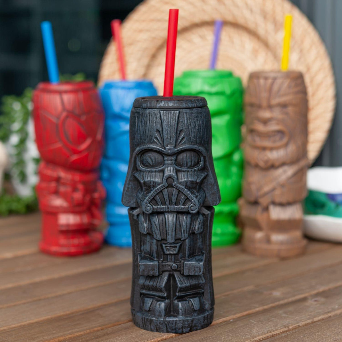 Geeki Tikis Star Wars Darth Vader Tumbler | Tiki Style Cup | Holds 19 Ounces