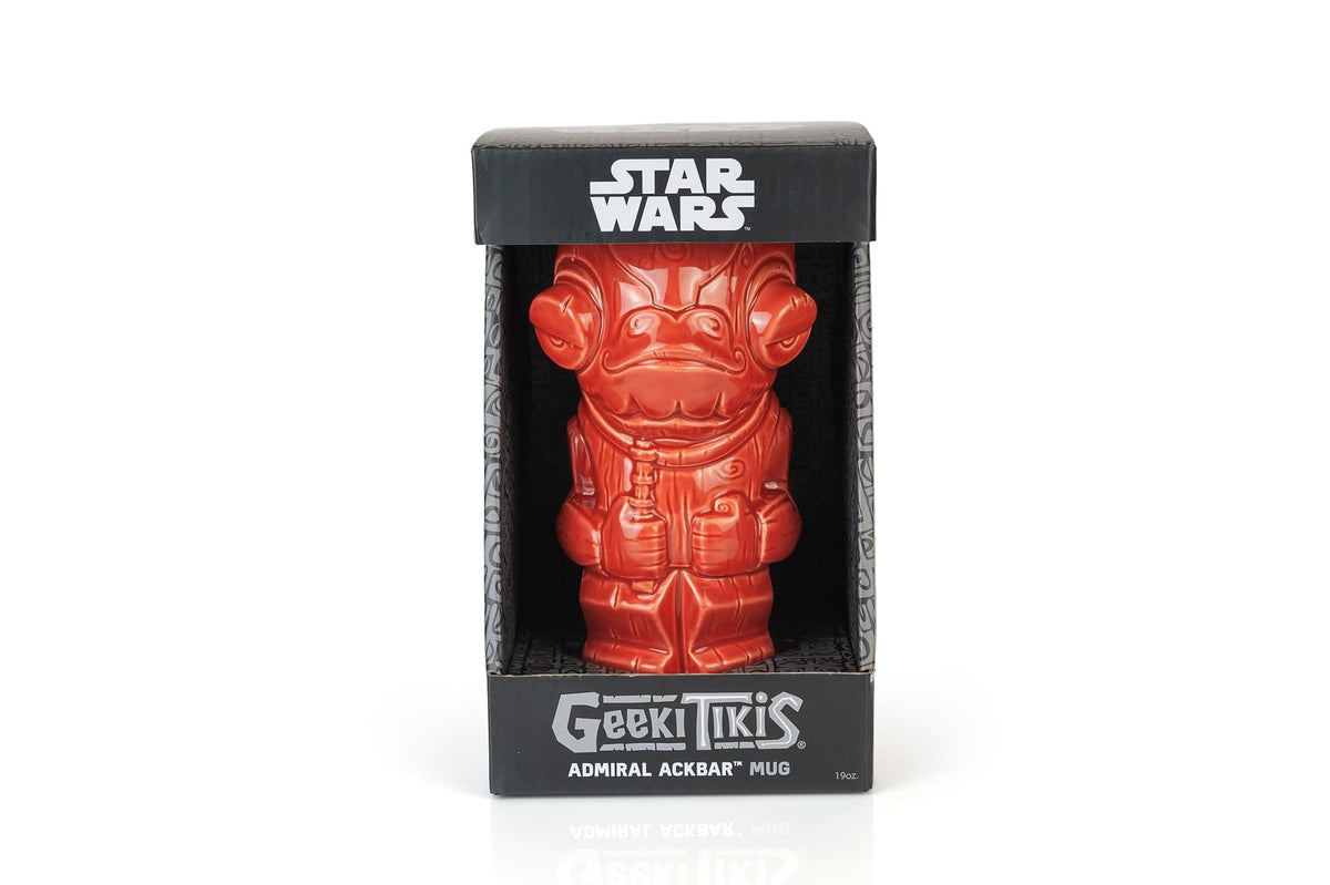 Geeki Tikis Star Wars Admiral Ackbar Mug | Ceramic Tiki Cup | Holds 19 Ounces
