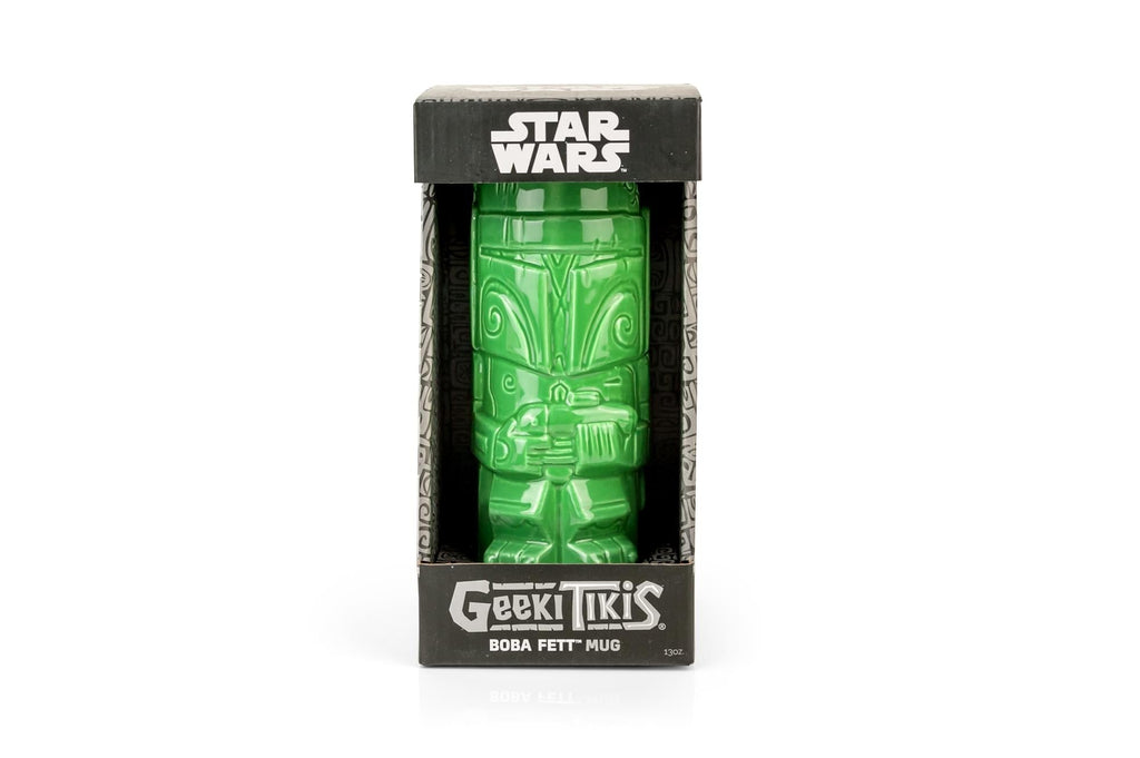 Geeki Tikis Star Wars Boba Fett Mug | Ceramic Tiki Style Cup | Holds 13 Ounces