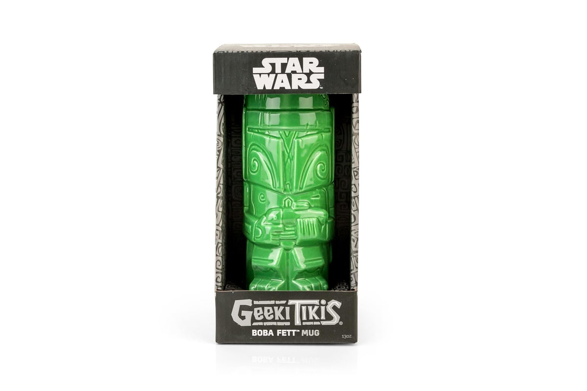 Geeki Tikis Star Wars Boba Fett Mug | Ceramic Tiki Style Cup | Holds 13 Ounces