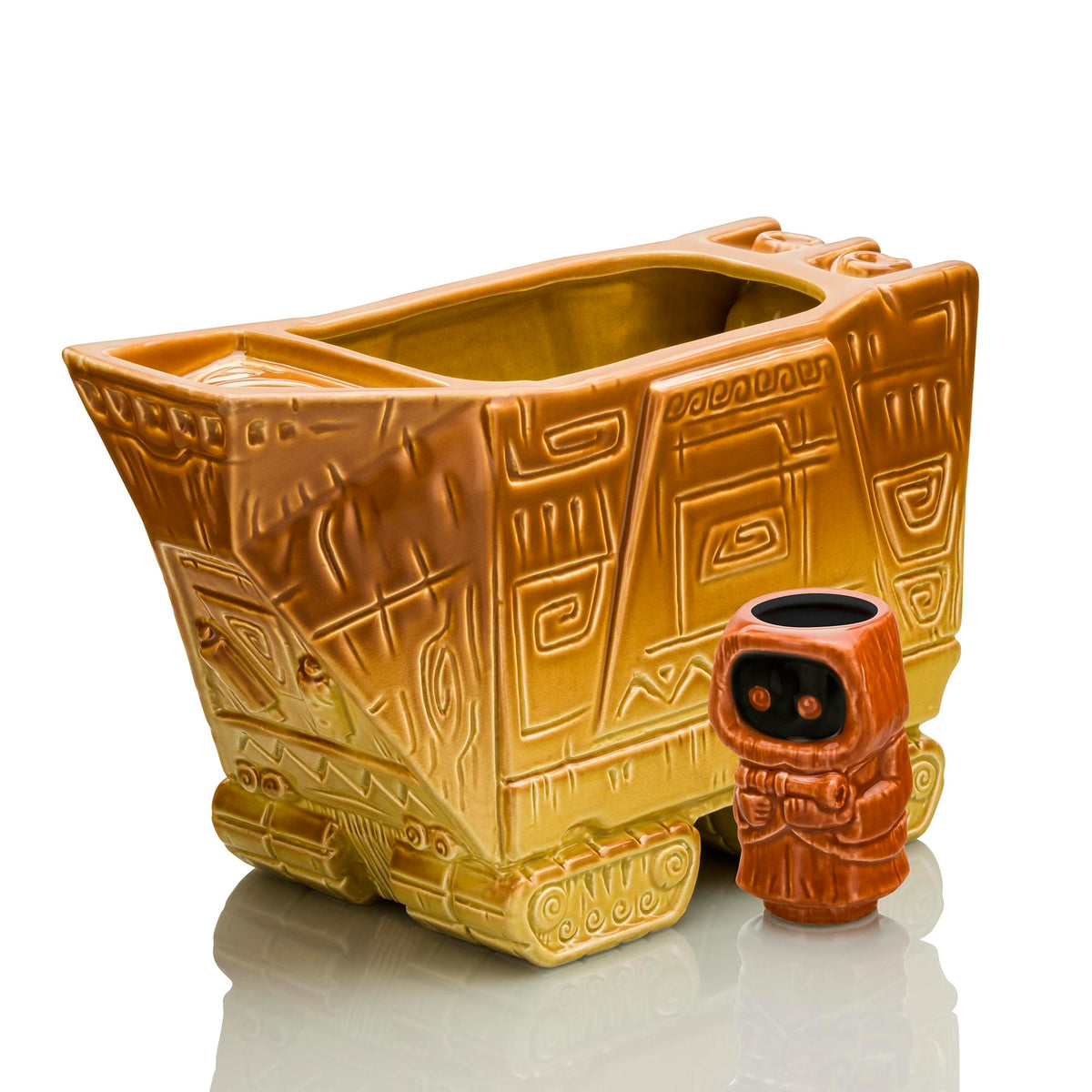 Geeki Tikis Star Wars Sandcrawler Punch Bowl Set With Jawa Mini Muglet