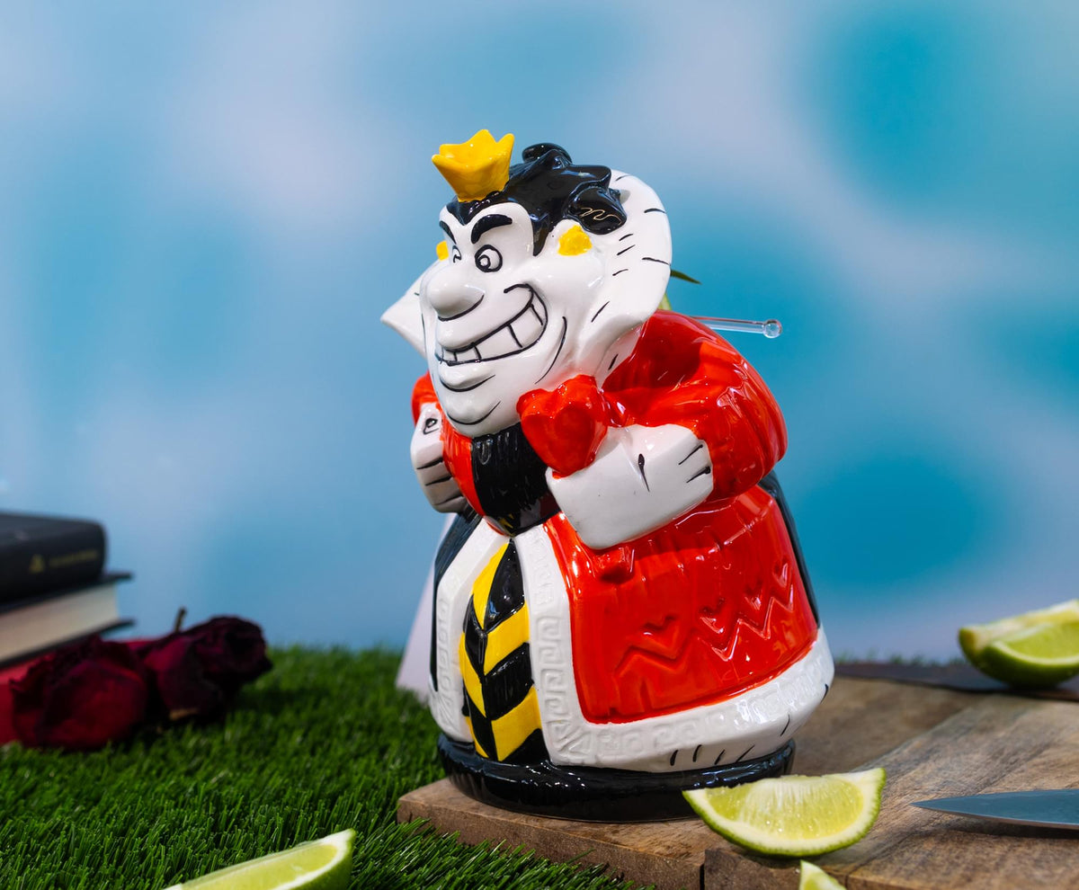 Geeki Tikis Disney Alice In Wonderland Queen of Hearts Ceramic Mug | 34 Ounces