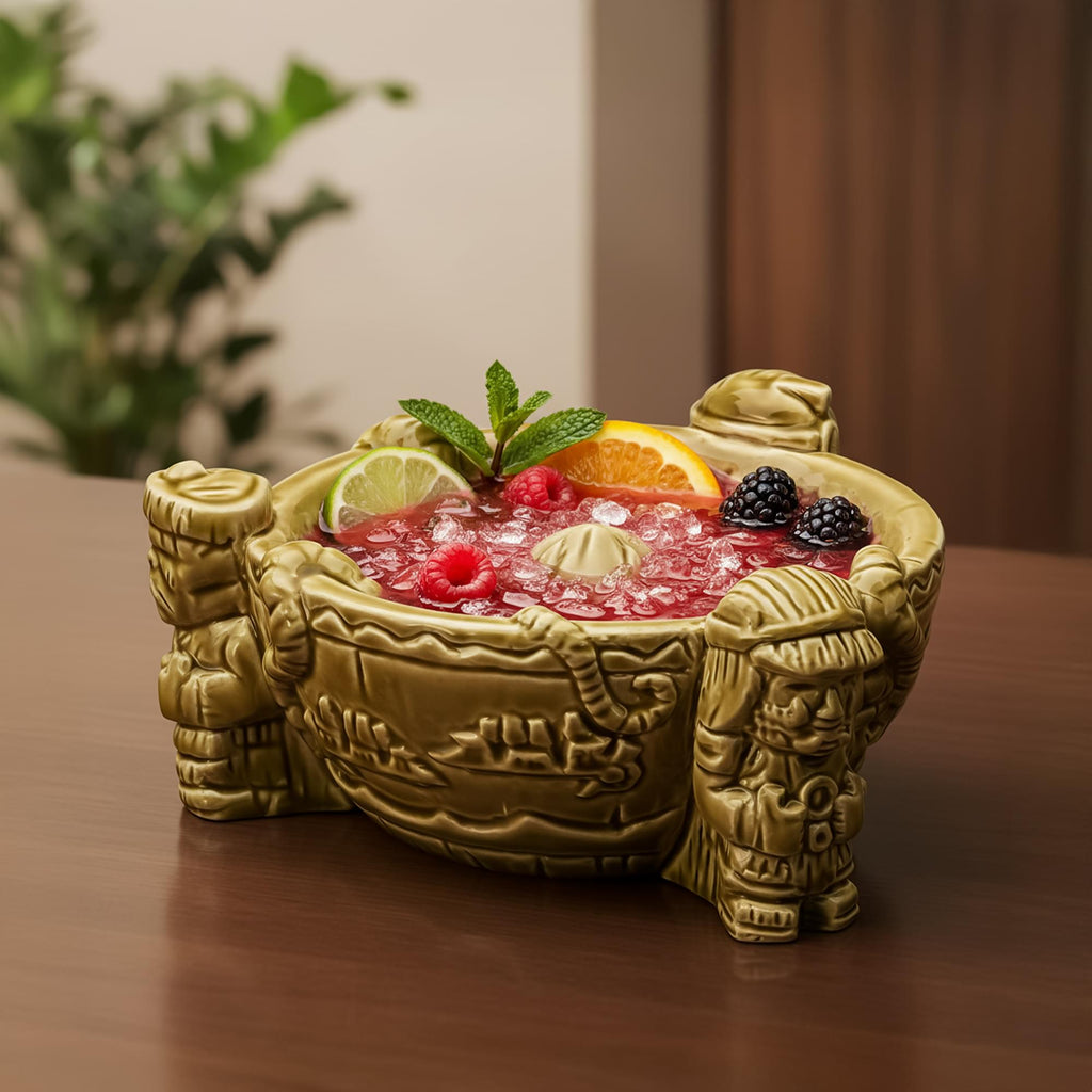 Geeki Tikis Star Wars Sarlaac Pit 16 Ounce Ceramic Punch Bowl
