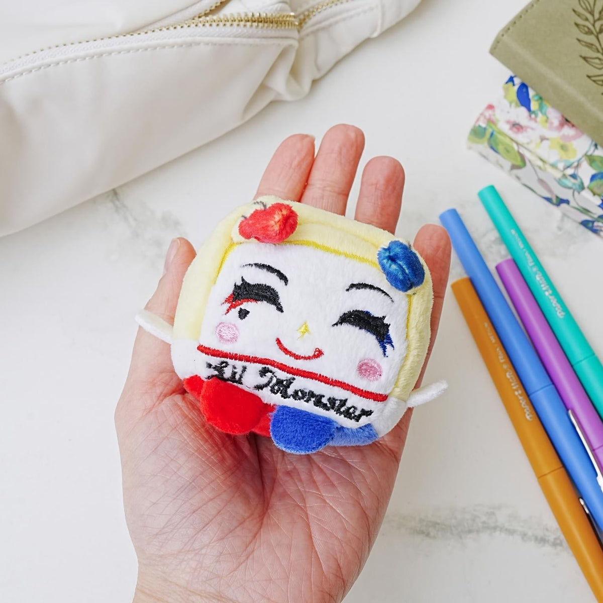 Suicide Squad 2.5" Kawaii Cube Plush: Harley Quinn