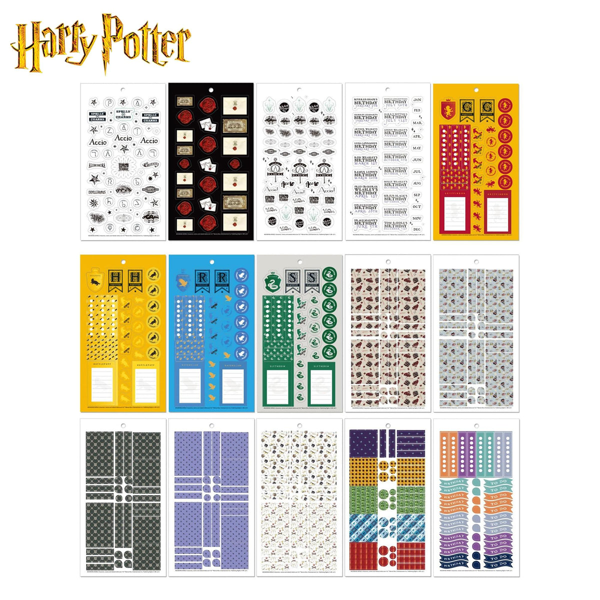 Harry Potter Planner 30-Page Sticker Book | 1000+ Stickers