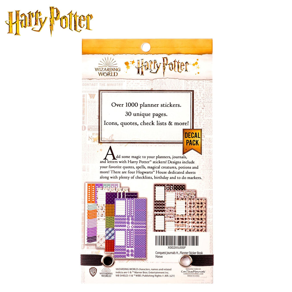 Harry Potter Planner 30-Page Sticker Book | 1000+ Stickers