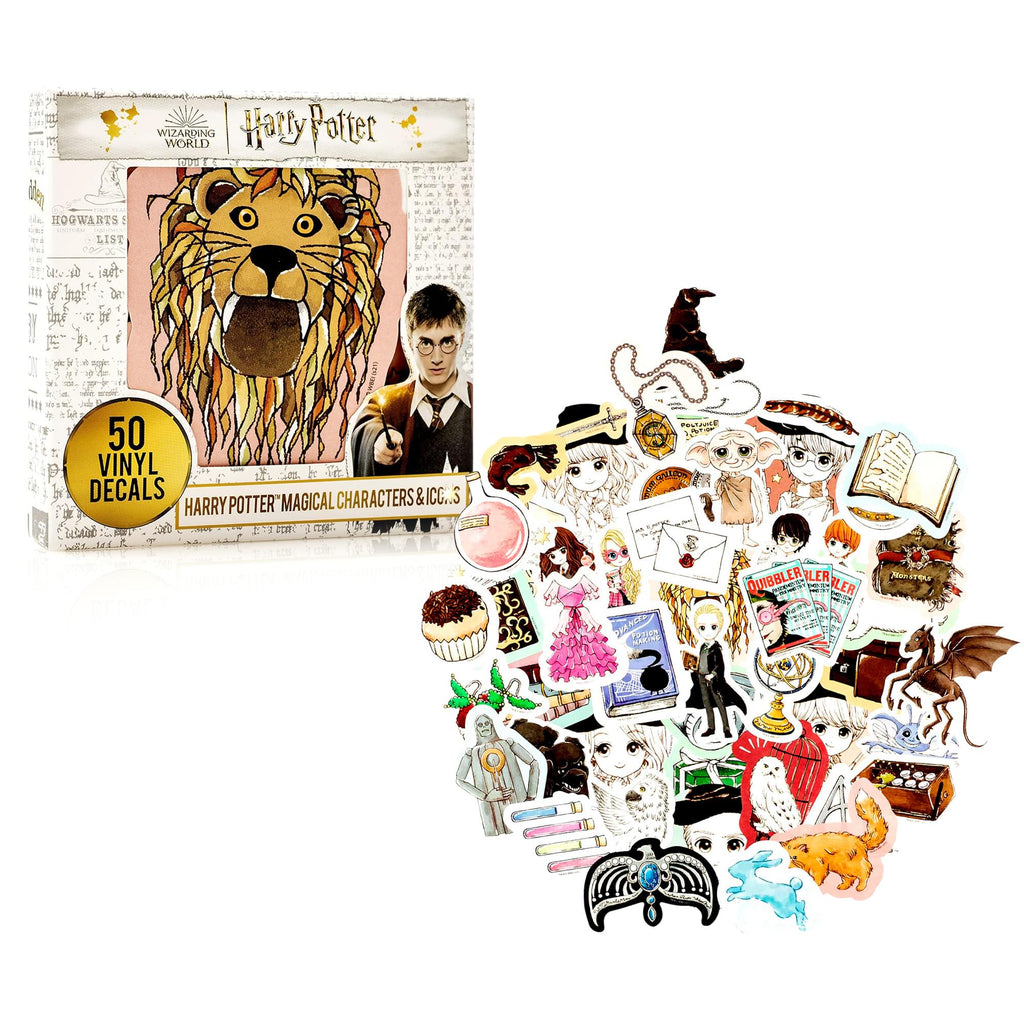 Harry Potter Magical Characters & Icons Vinyl Decal 50-Pack
