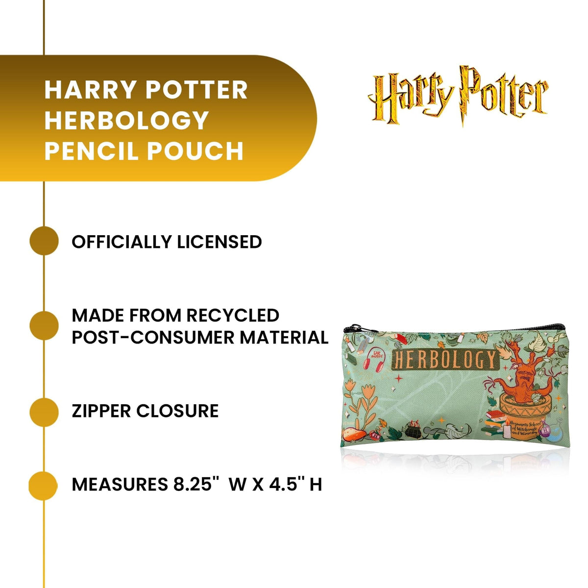 Harry Potter Herbology Pencil Pouch
