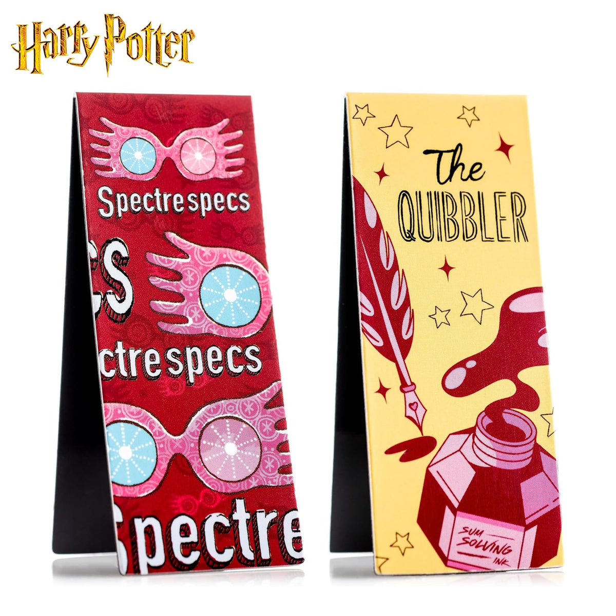 Harry Potter The Quibbler Magnetic Bookmark Set Of 4