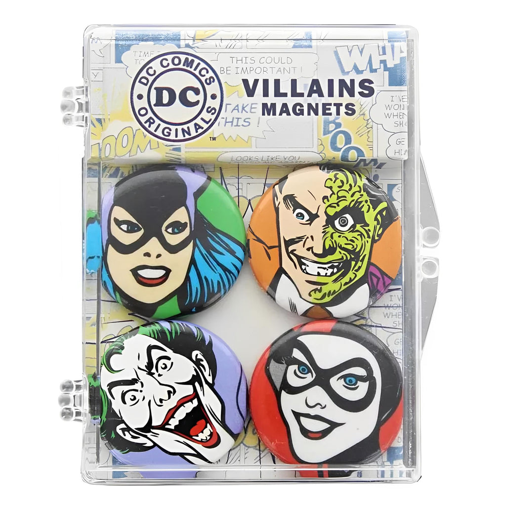 DC Comics Villains Magnet 4-Pack