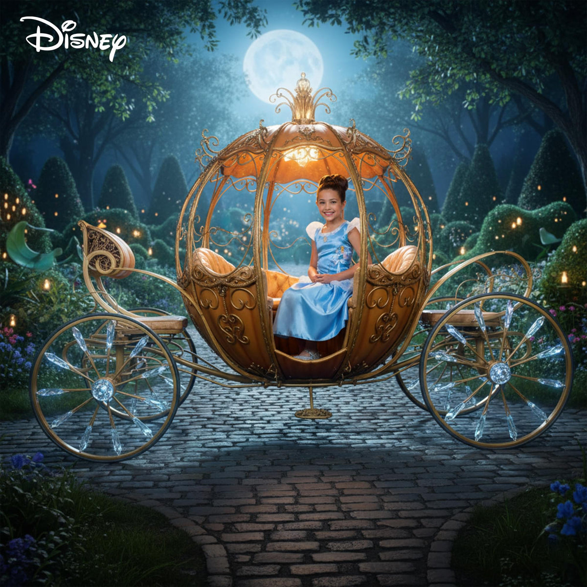 Disney Cinderella Basic Plus Child Costume Small