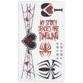 Spider Girl Body Art Costume Kit
