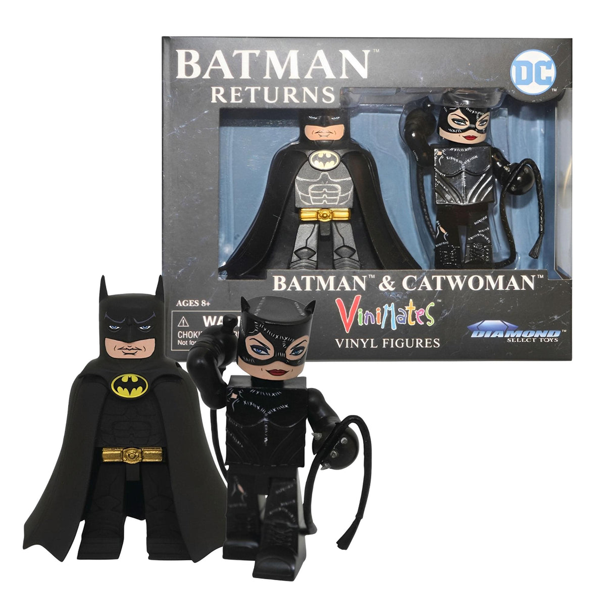 DC Comics 4 Inch Vinimate Vinyl Figure 2 Pack | Batman & Catwoman