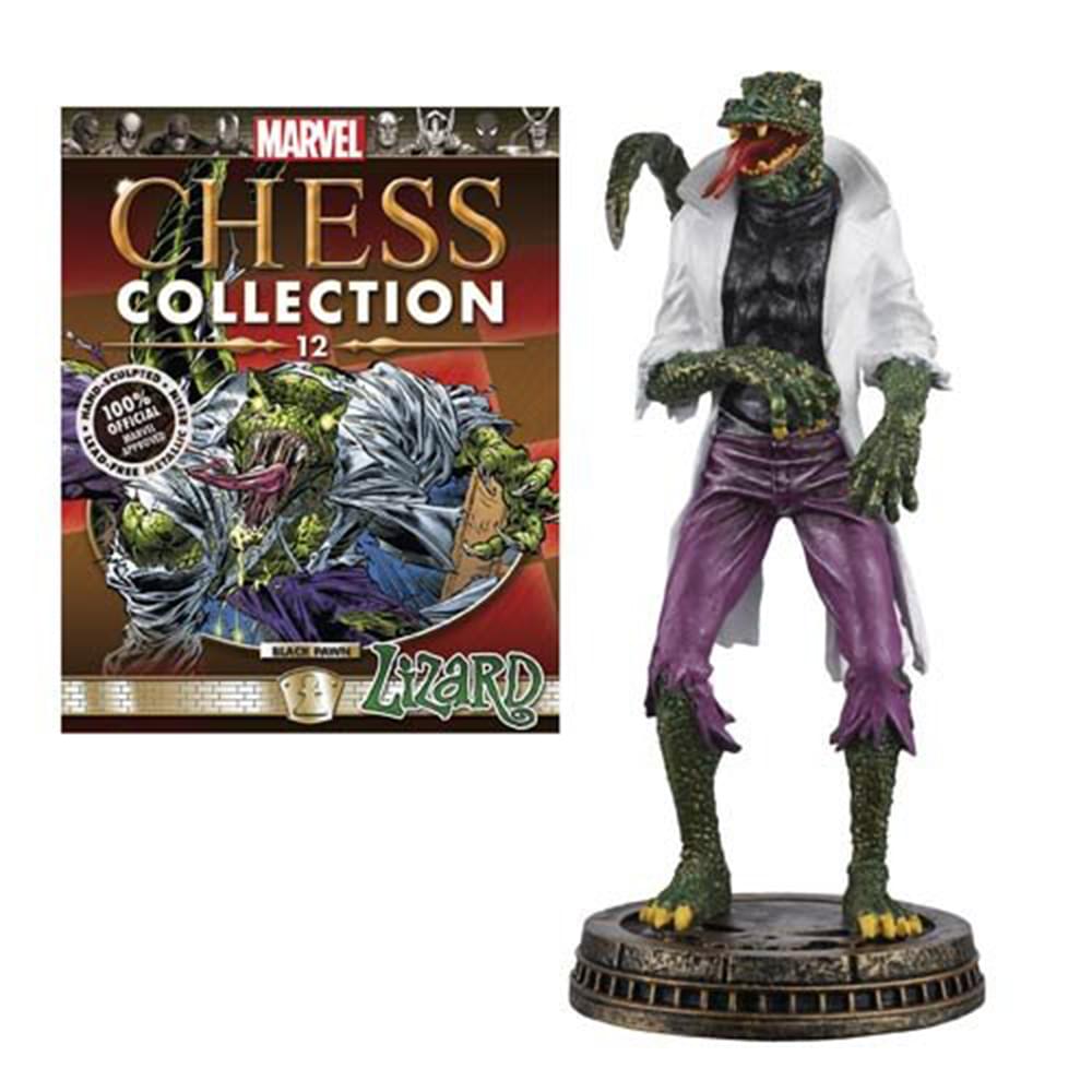 Marvel Chess Collection Magazine #12 Lizard (Black Pawn)