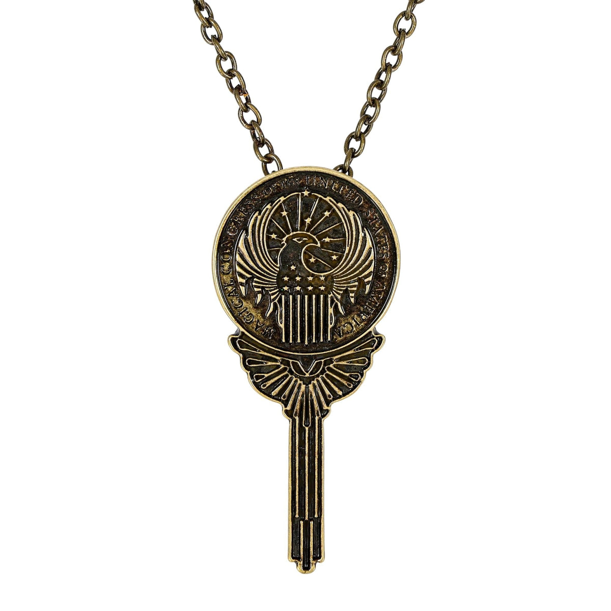 Fantastic Beasts MACUSA Costume Pin Pendant with Chain