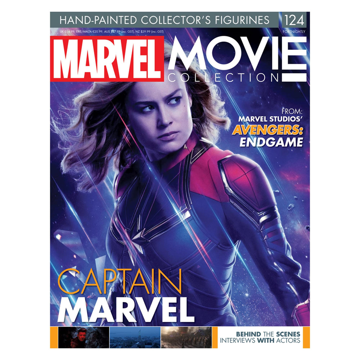 Eaglemoss Marvel Movie Collection Magazine Issue #124 Endgame Captain Marvel