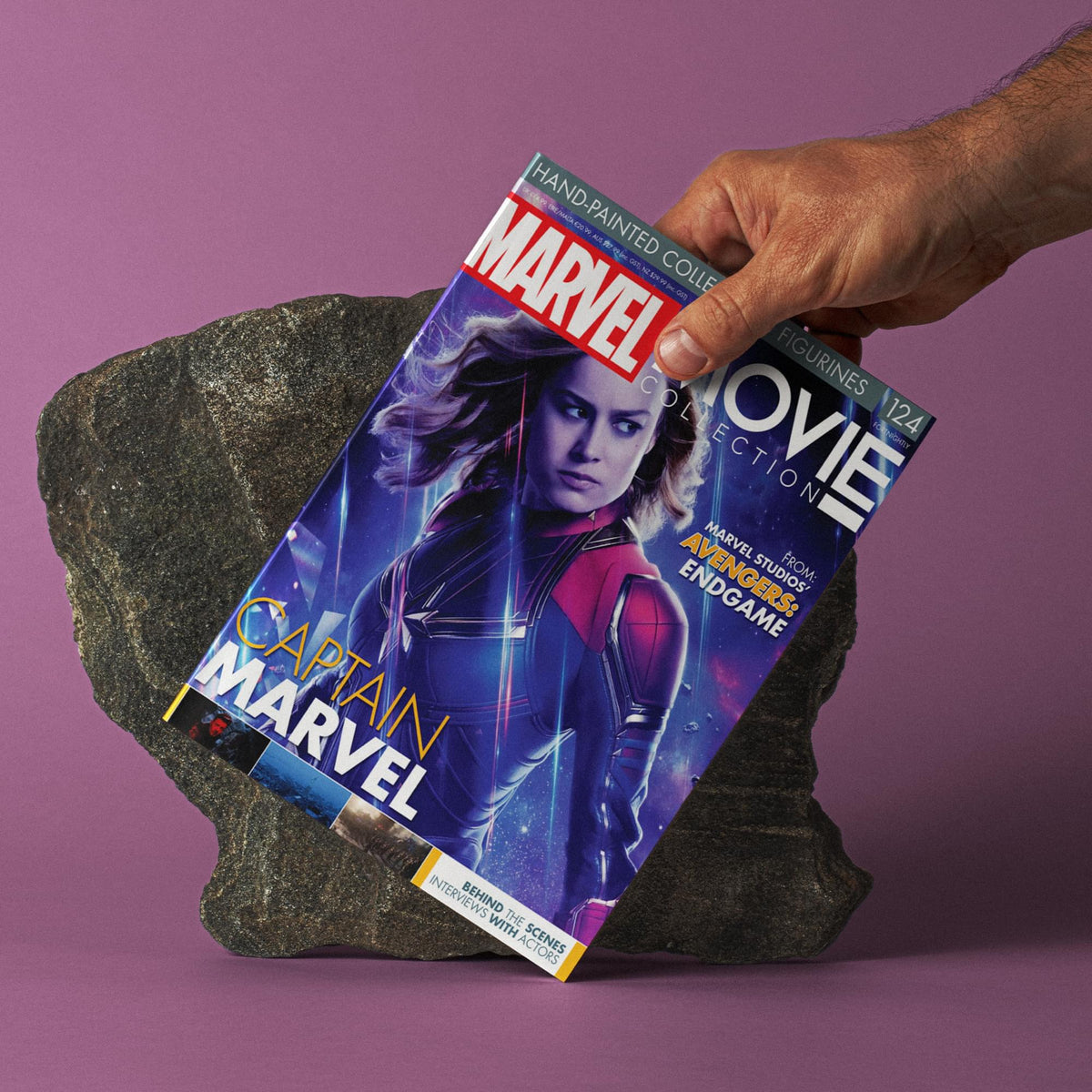 Eaglemoss Marvel Movie Collection Magazine Issue #124 Endgame Captain Marvel