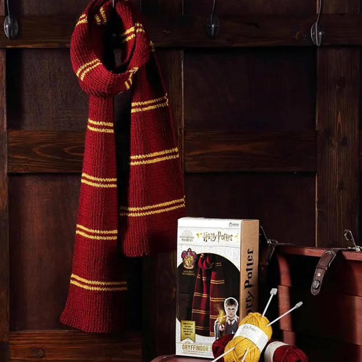 Eaglemoss Harry Potter Knit Craft Set Scarf Gryffindor House