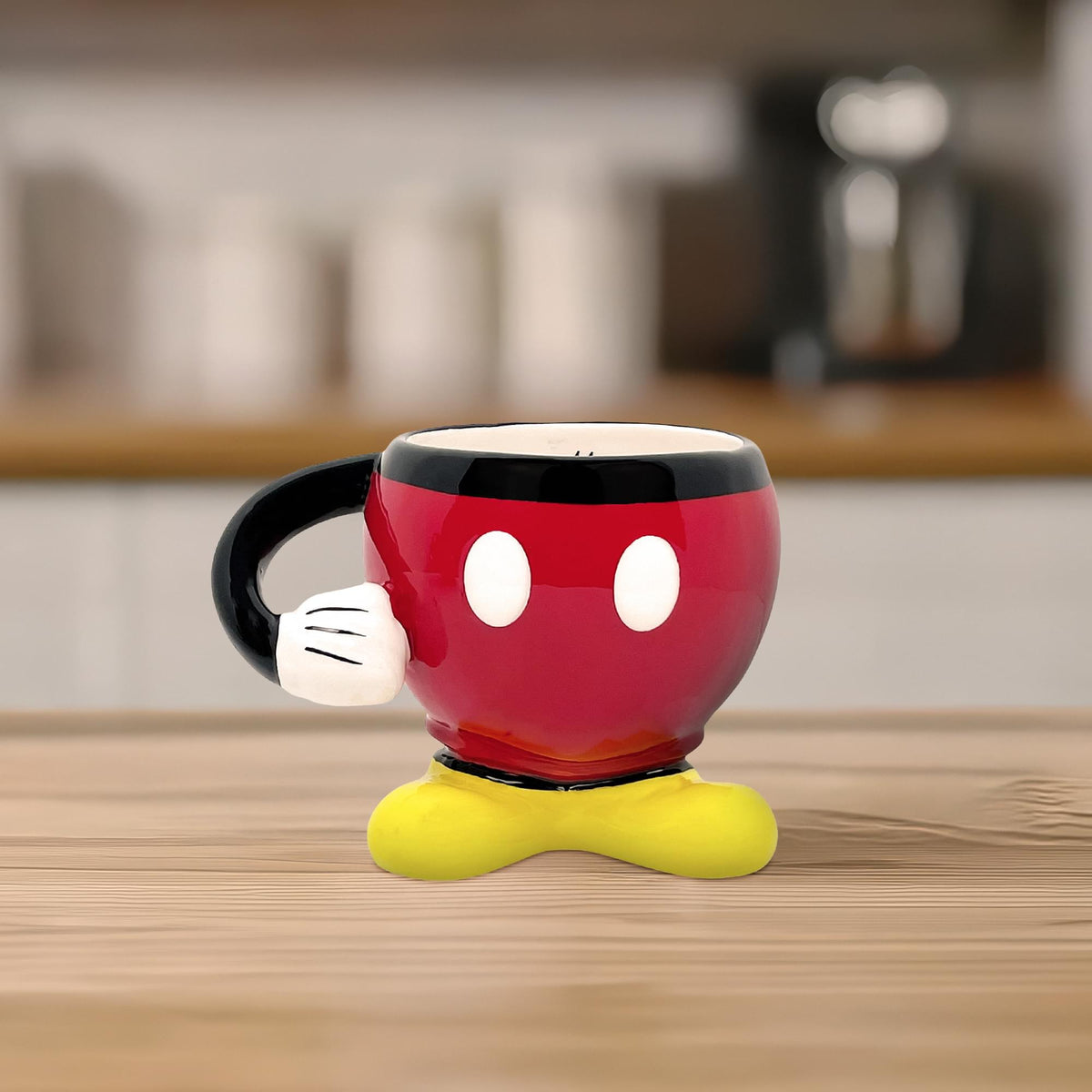 Disney Mickey Mouse Red Molded Mug with Arm