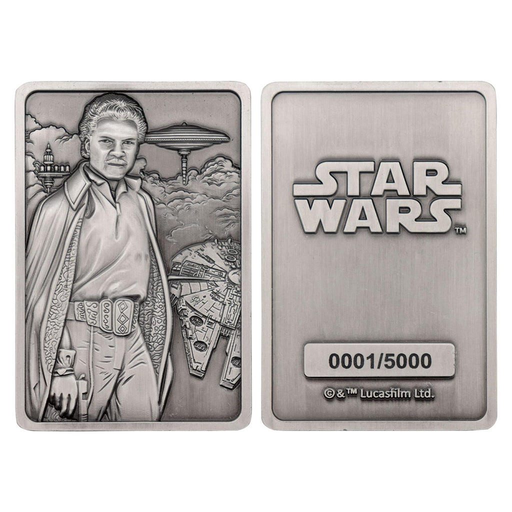 Star Wars Lando Calrissian Limited Edition Embossed Metal Ingot