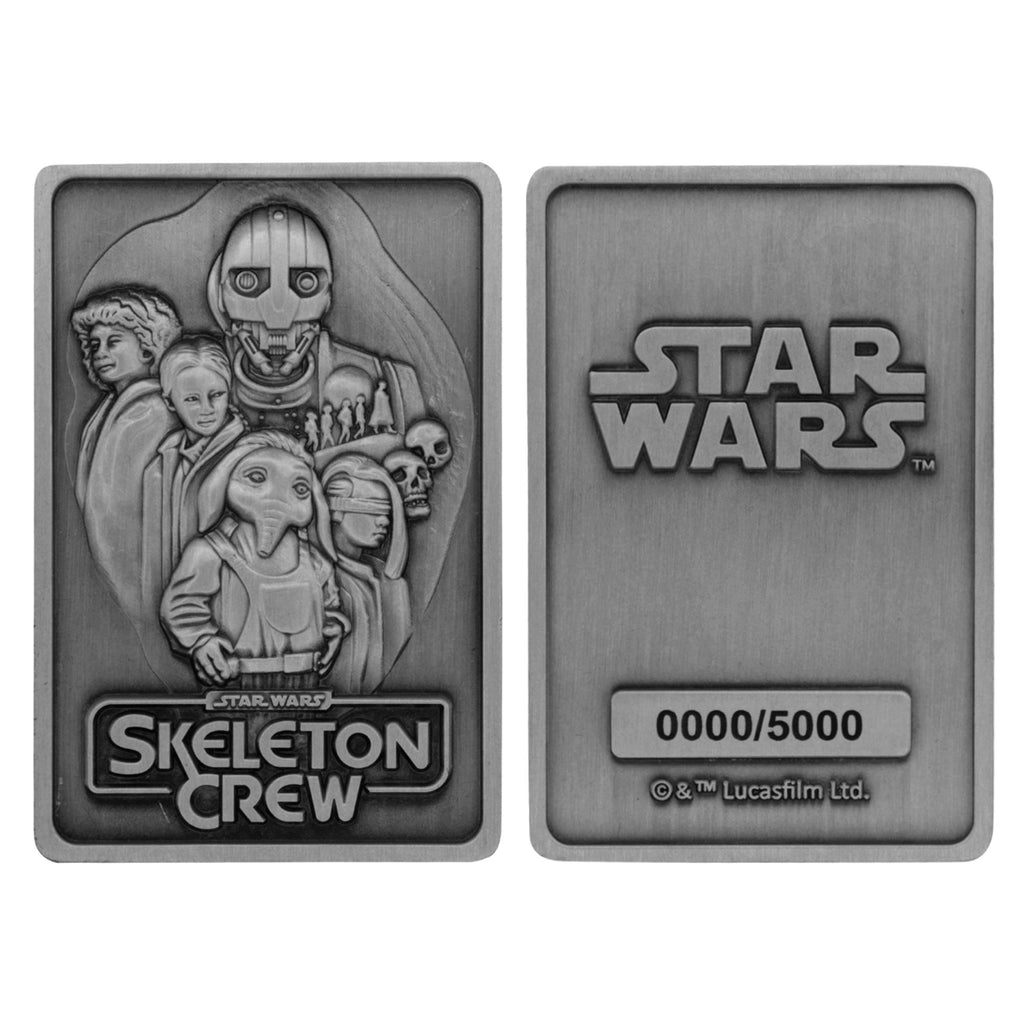 Star Wars: Skeleton Crew Limited Edition Embossed Double-Sided Metal Ingot