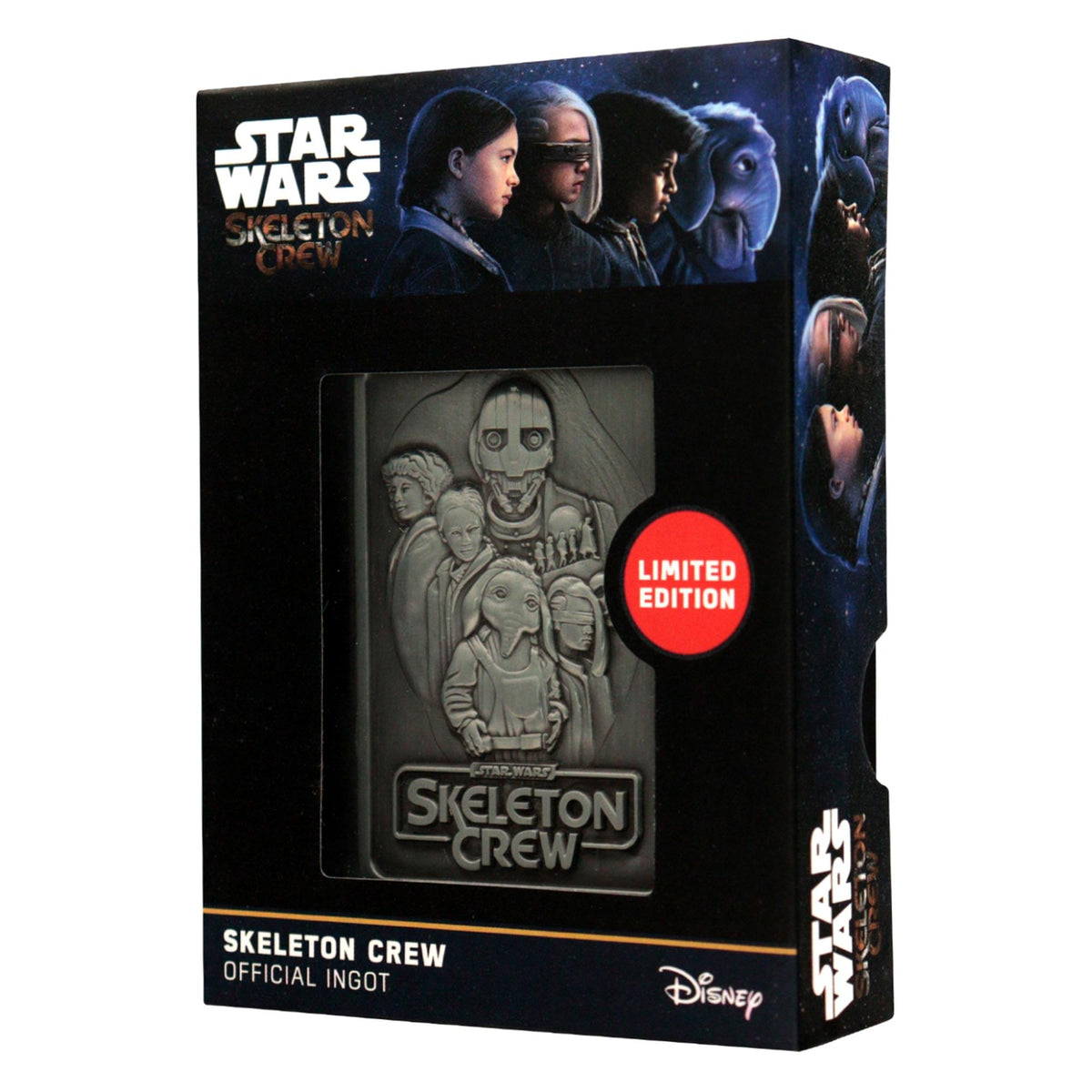 Star Wars: Skeleton Crew Limited Edition Embossed Double-Sided Metal Ingot
