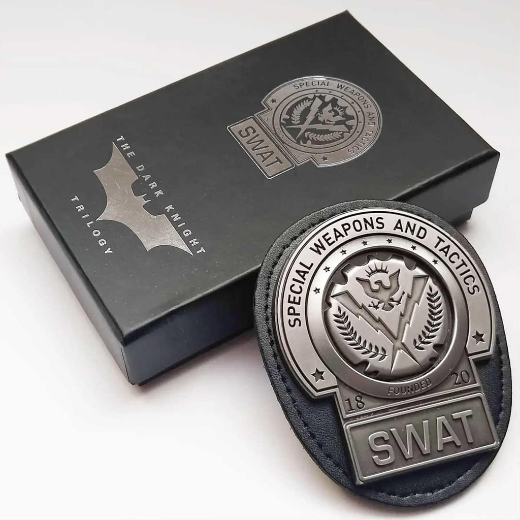 DC Dark Knight Trilogy Gotham City SWAT Badge Limited Edition Metal Replica