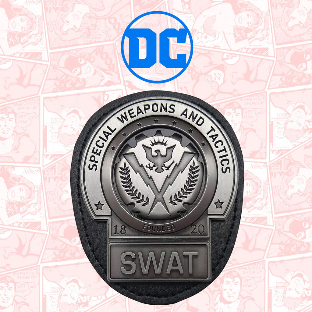 DC Dark Knight Trilogy Gotham City SWAT Badge Limited Edition Metal Replica
