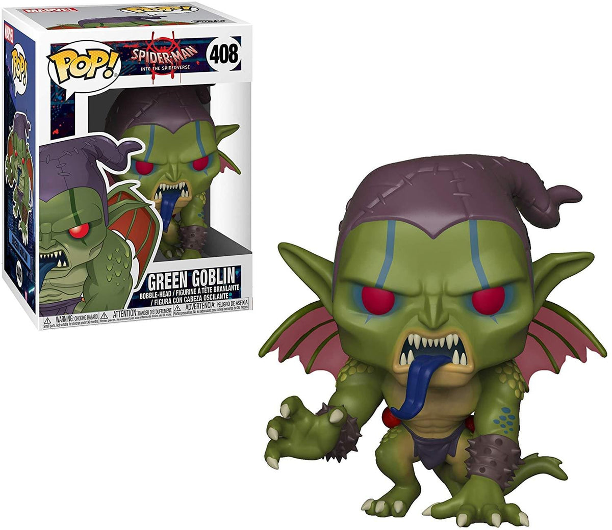 Marvel Spider-Man Into The Spider-Verse Funko POP Vinyl Figure | Green Goblin