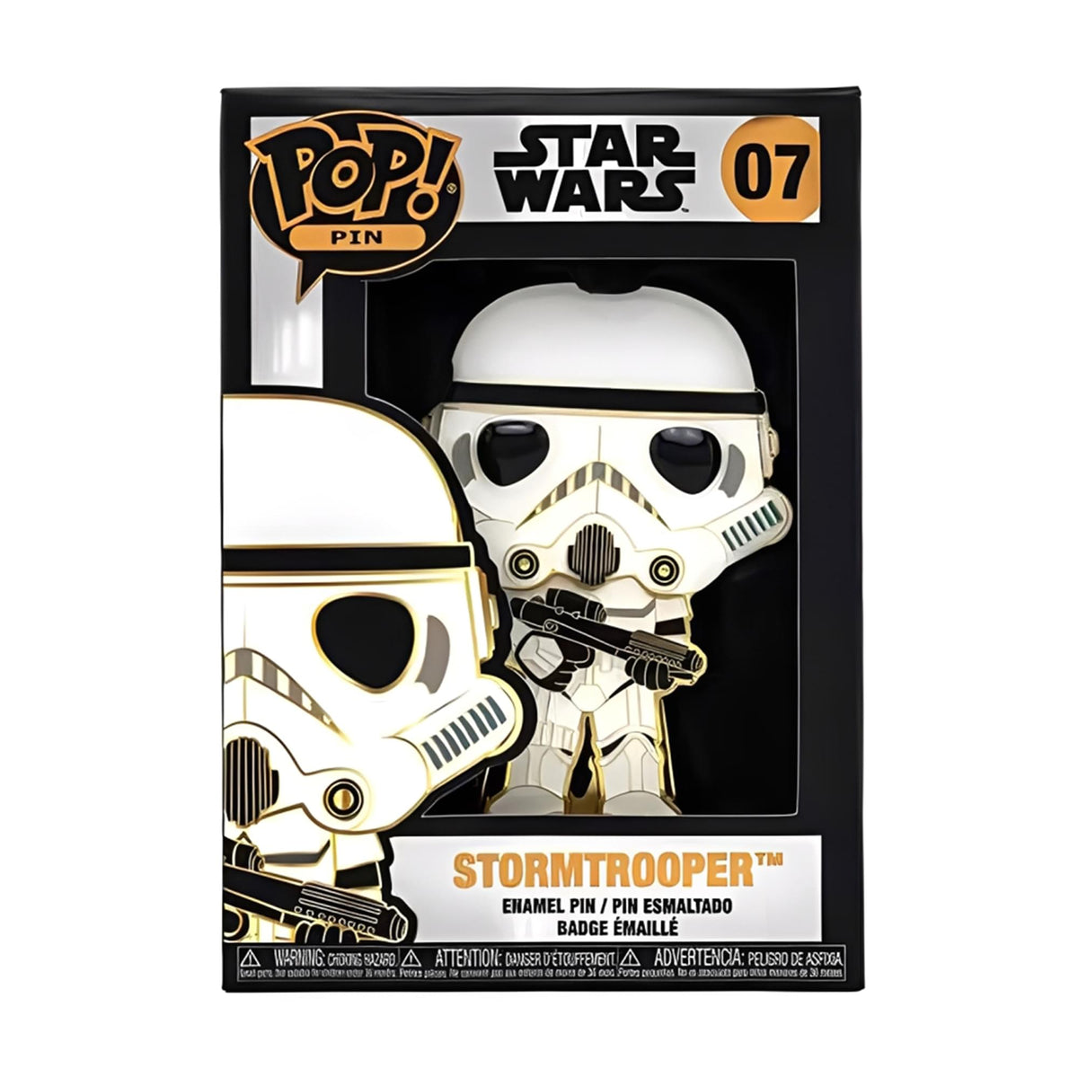 Star Wars Funko POP Pin Large Enamel Pin | Stormtrooper