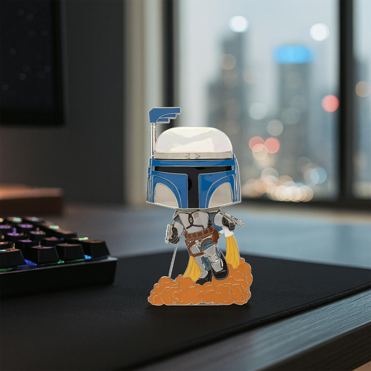 Star Wars 3 inch Funko POP Pin | Jango Fett