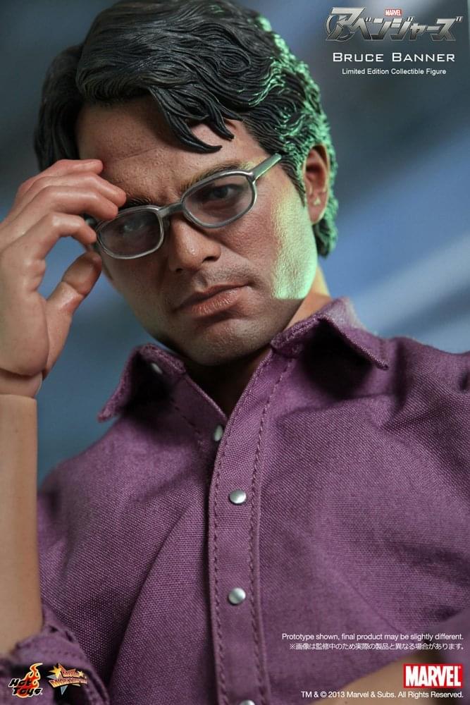 Marvel The Avengers Hulk Hot Toys 1:6 Scale Bruce Banner Figure