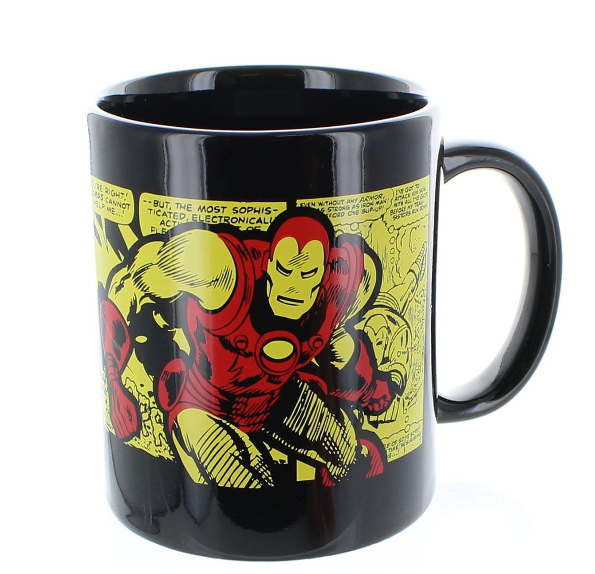 Marvel The Invincible Iron Man Comic Wrap 11 oz Ceramic Mug