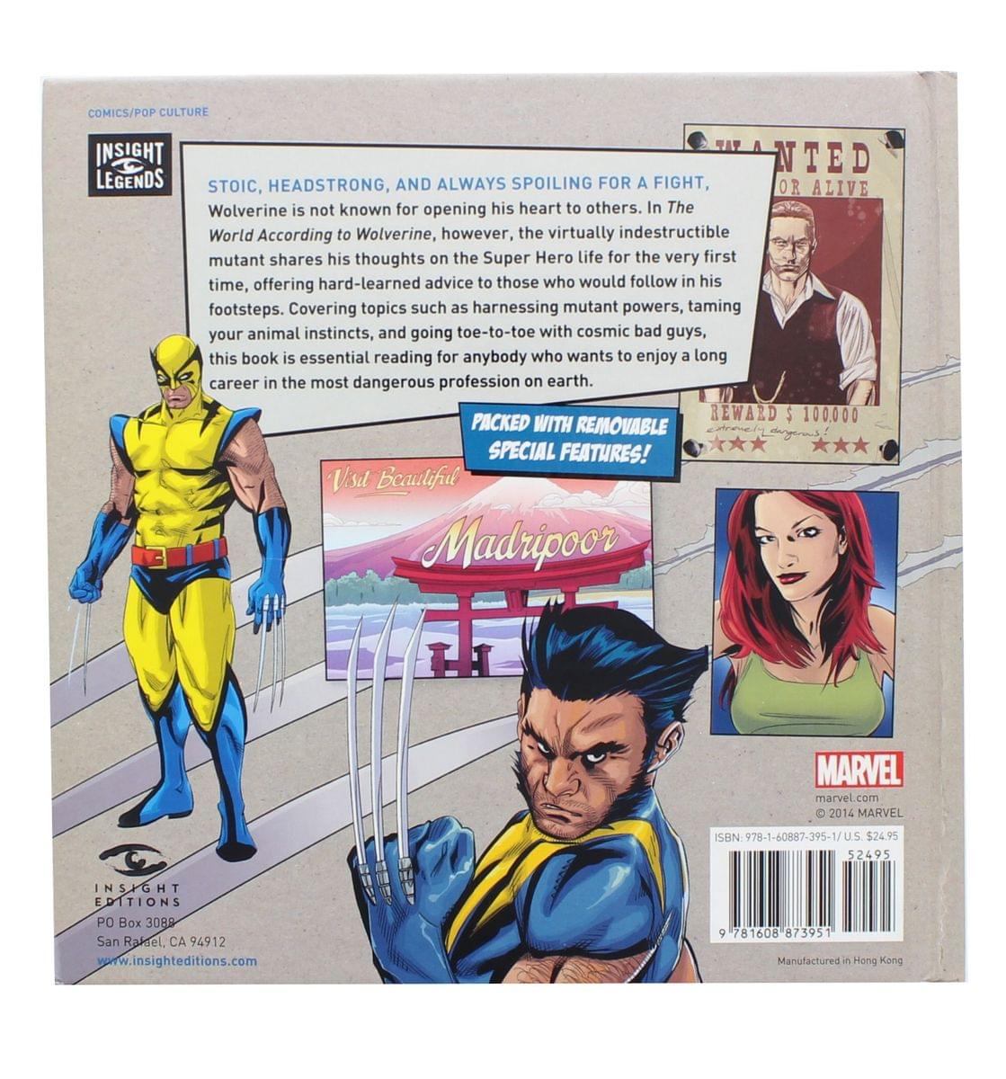 The World According to Wolverine Hardcover Book (Insight Legends)