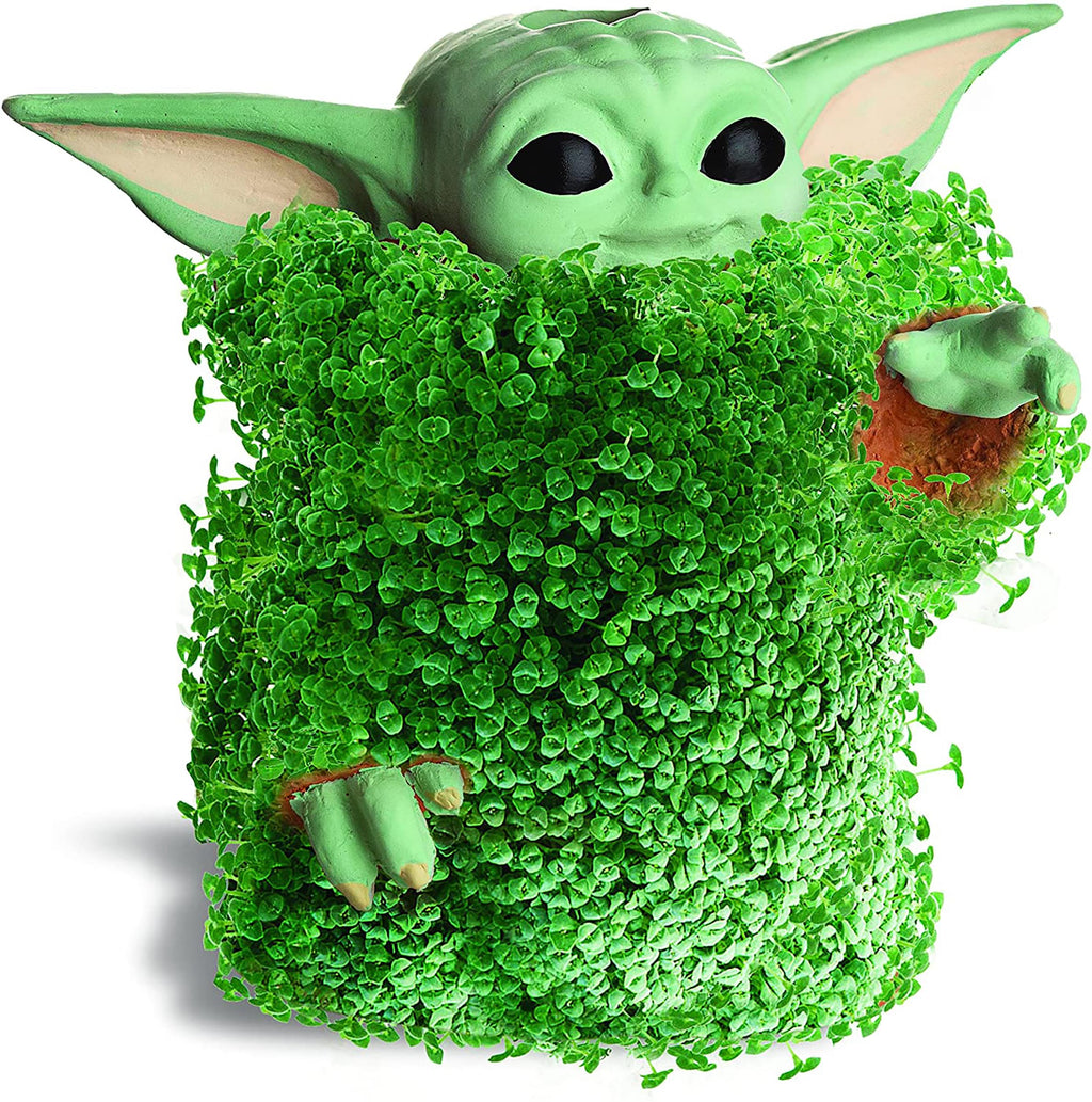 Star Wars The Child Standing Chia Pet Decorative Pottery Planter