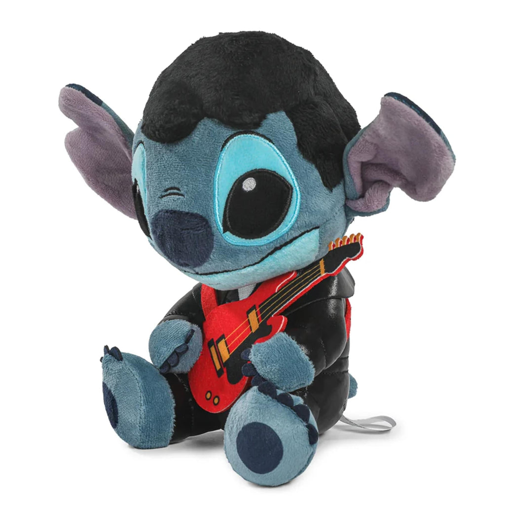 Disney Lilo & Stitch 9 Inch Elvis Stitch Plush | Black Leather