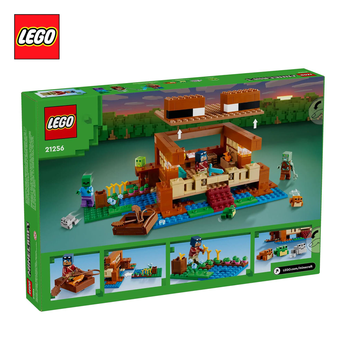 Minecraft LEGO 21256 The Frog House 400-Piece Building Set