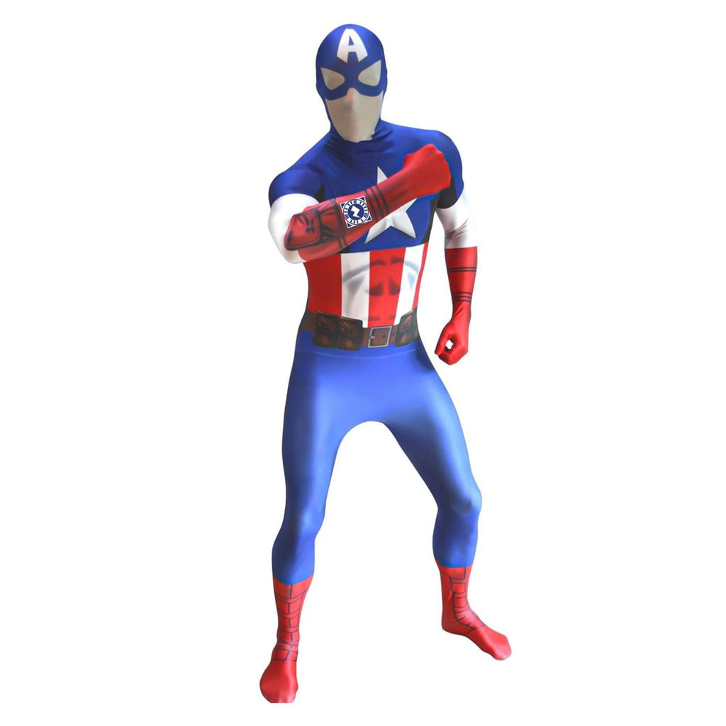 Marvel Captain America Adult Costume Morphsuit