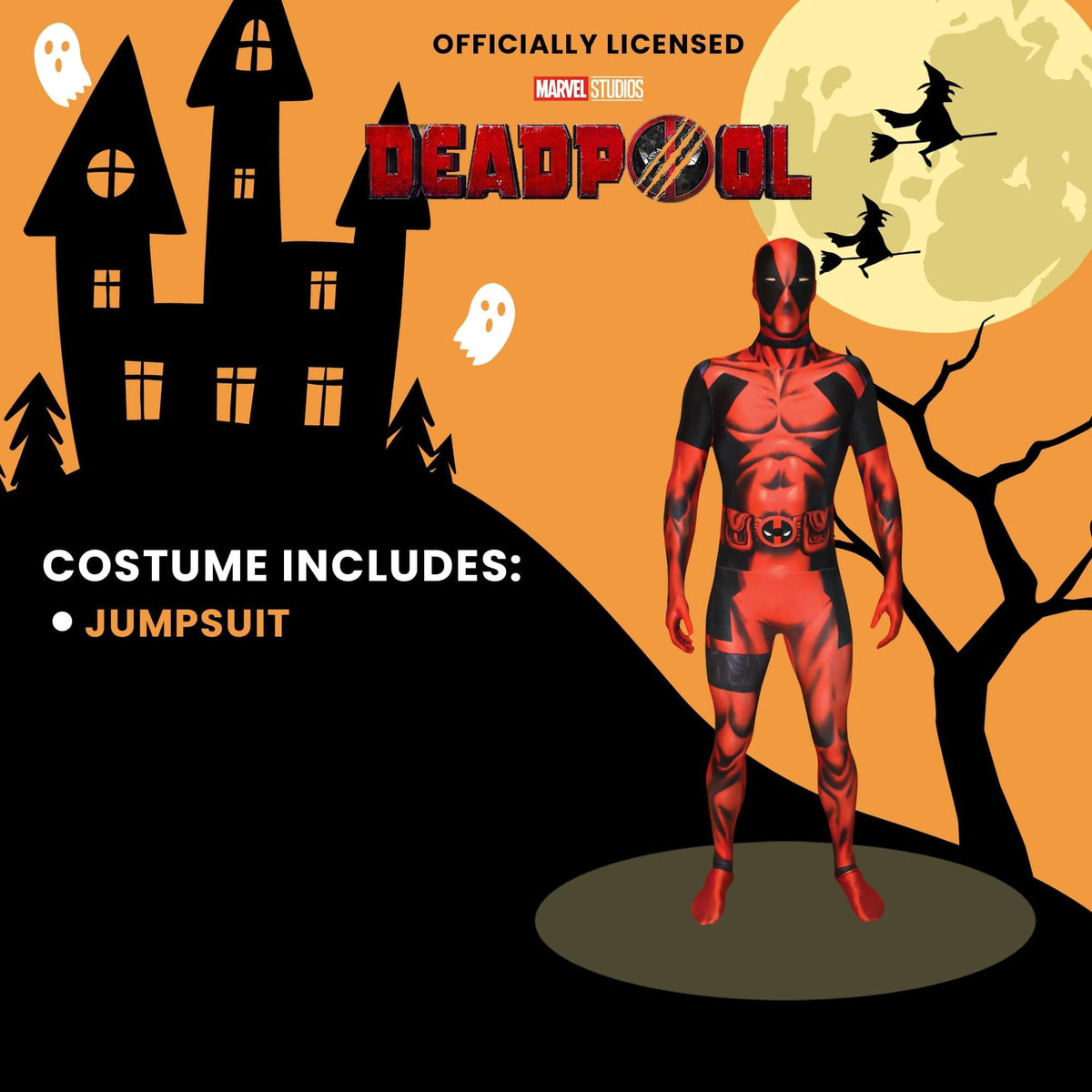 Marvel Deadpool Adult Costume Morphsuit