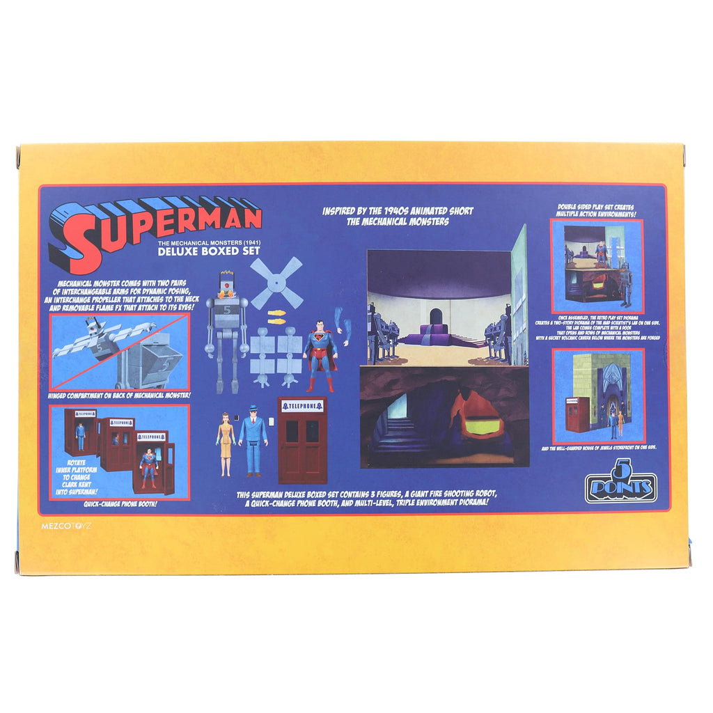 DC Comics 5 Points Superman The Mechanical Monsters (1941) Deluxe Boxed Set