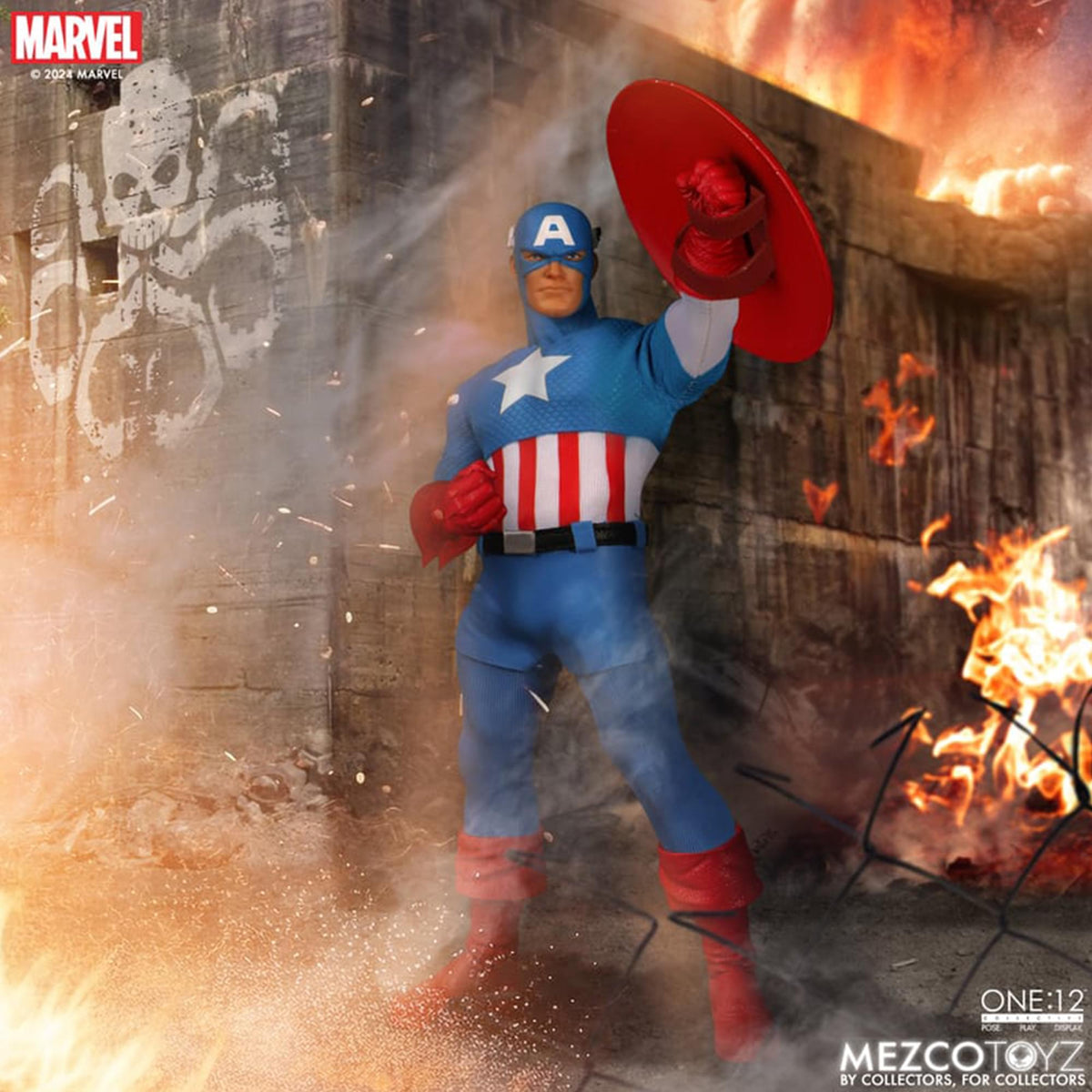 Marvel One:12 Collective Captain America Silver Age Edition Action Figure