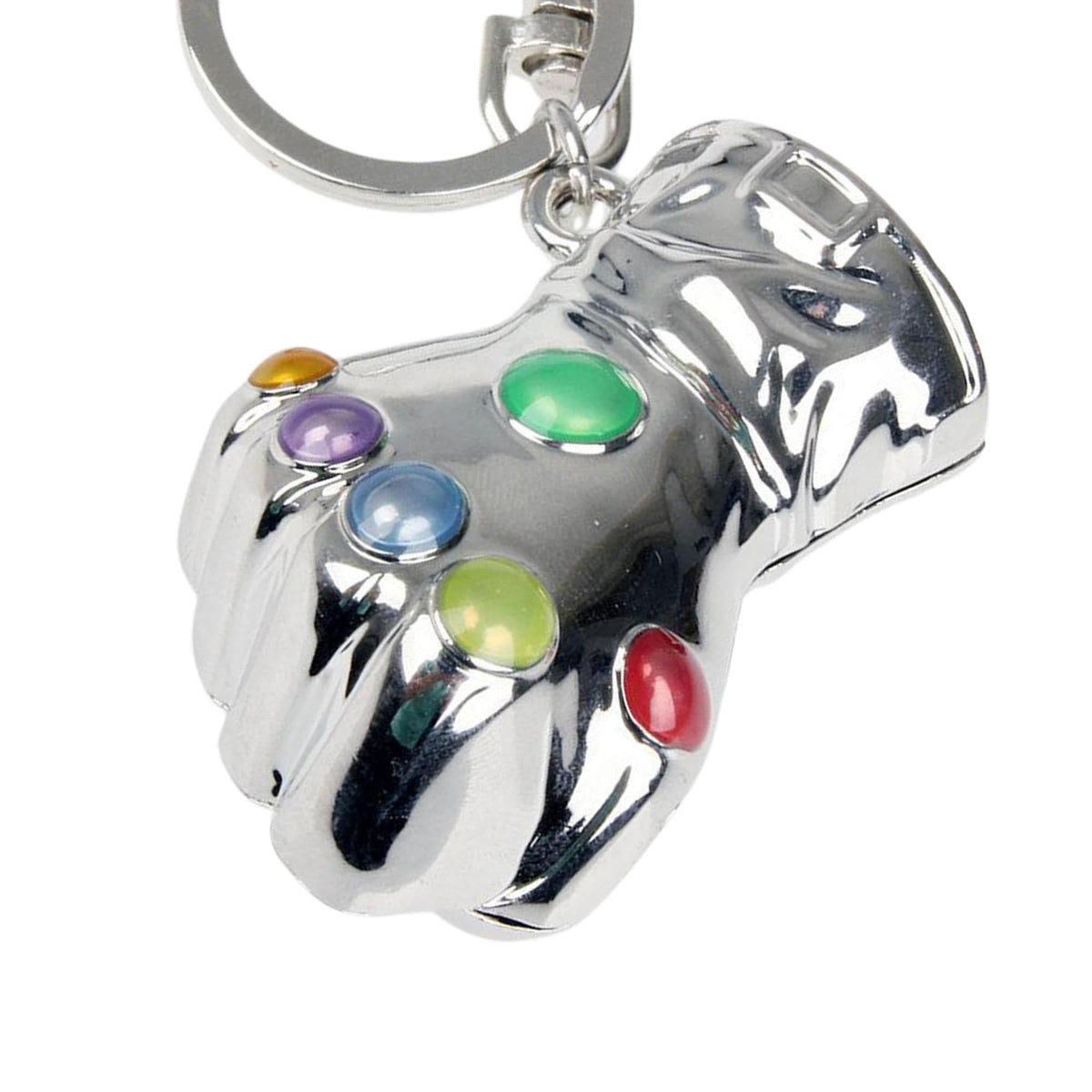 Marvel Comics Thanos Infinity Gauntlet Pewter Metal Keyring