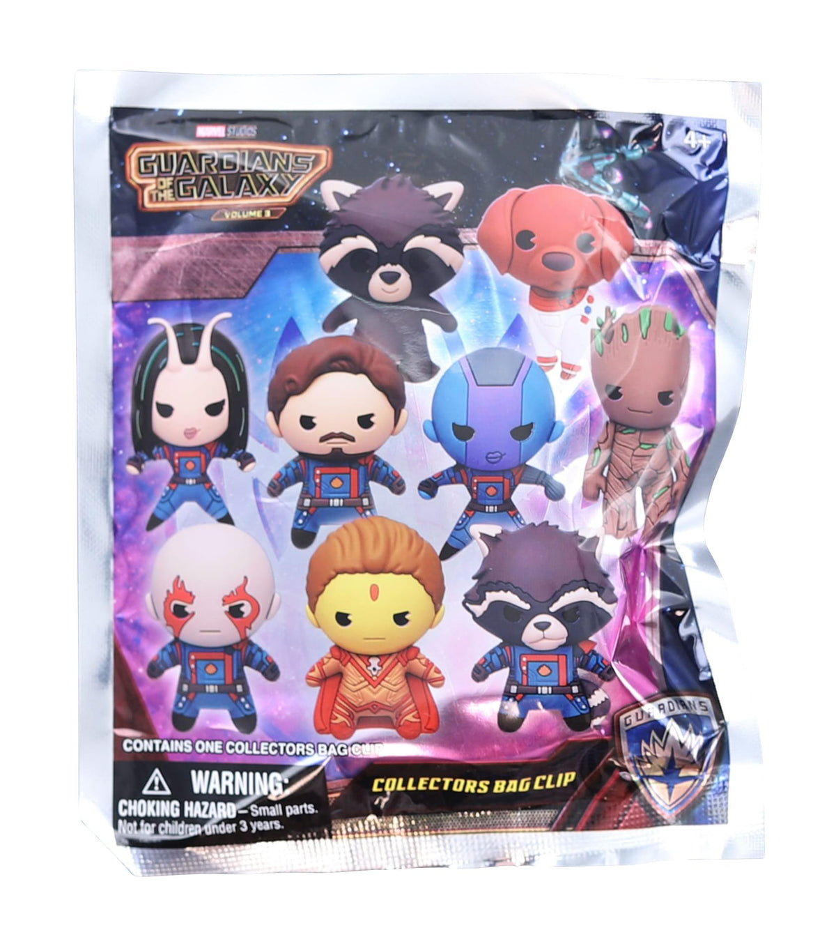 Marvel Guardians of the Galaxy Vol. 3 3D Foam Bag Clip | 1 Random