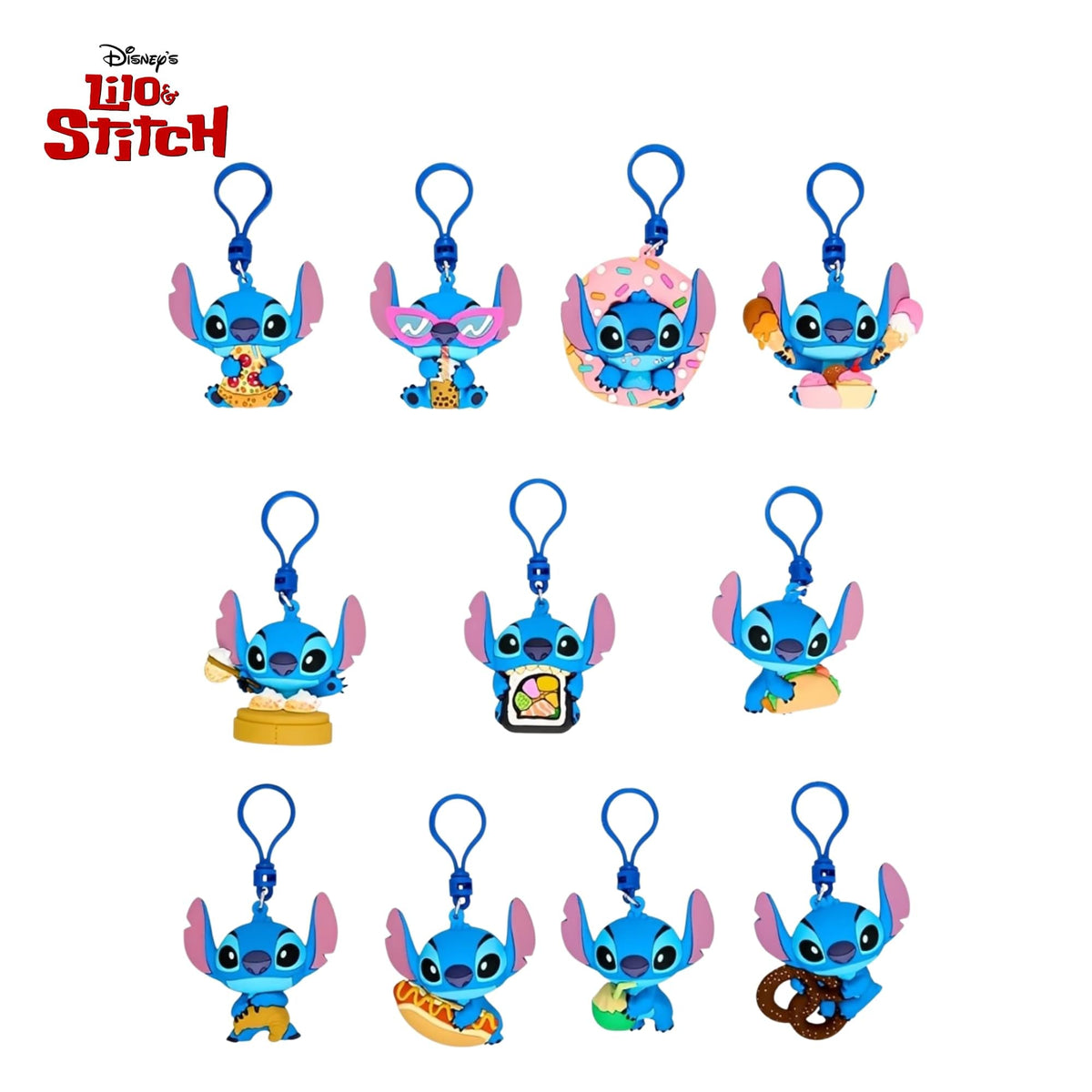 Disney Lilo & Stitch Series 8 Blind Bag 3D Foam Bag Clip | One Random